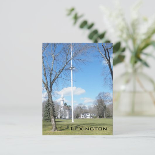 Battle Green Briefkaart (Staand voorkant)