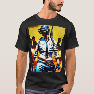 battle ground mobiel of PUBG T-shirt