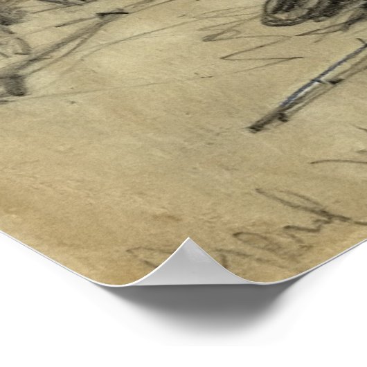 BATTLE IN DE WILDERNESS 1864 - CIVIELE OORLOG - VI POSTER (Hoek)