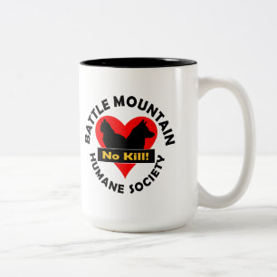 Battle Mountain-Mok Tweekleurige Koffiemok
