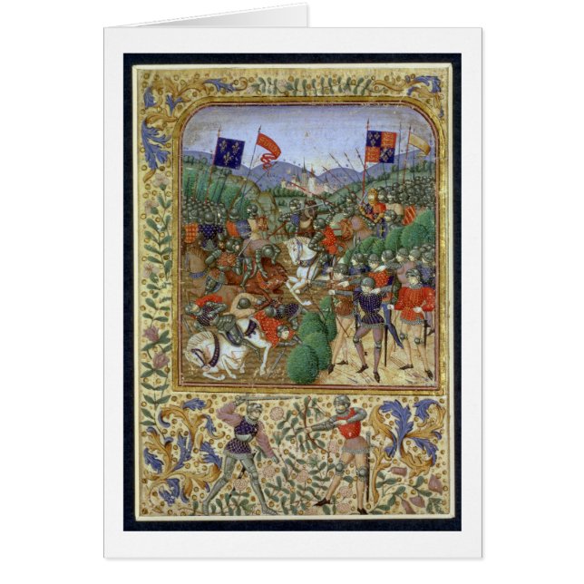 Battle of Agincourt, 25 oktober 1415 (w/c op pap) (Voorkant)