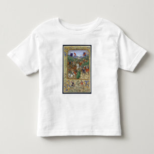 Battle of Agincourt, 25 oktober 1415 (w/c op pap) Kinder Shirts