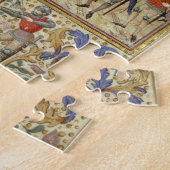 Battle of Agincourt, 25 oktober 1415 (w/c op pap) Legpuzzel (Zijkant)