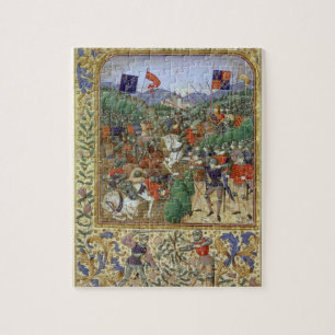 Battle of Agincourt, 25 oktober 1415 (w/c op pap) Legpuzzel