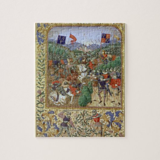 Battle of Agincourt, 25 oktober 1415 (w/c op pap) Legpuzzel (Verticaal)