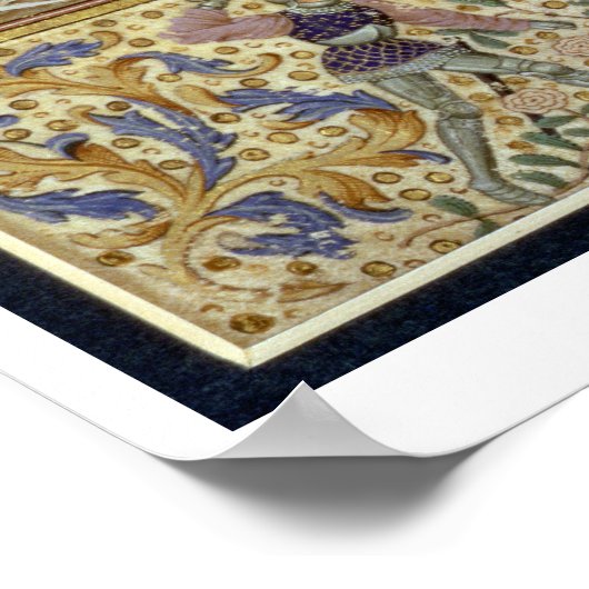 Battle of Agincourt, 25 oktober 1415 (w/c op pap) Poster (Hoek)