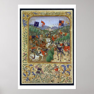 Battle of Agincourt, 25 oktober 1415 (w/c op pap) Poster