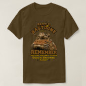 Battle of Bastogne 1944 Remember T-shirt (Design voorkant)