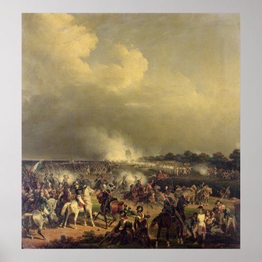 Battle of Boussu, 3 november 1792, 1845 Poster (Voorkant)