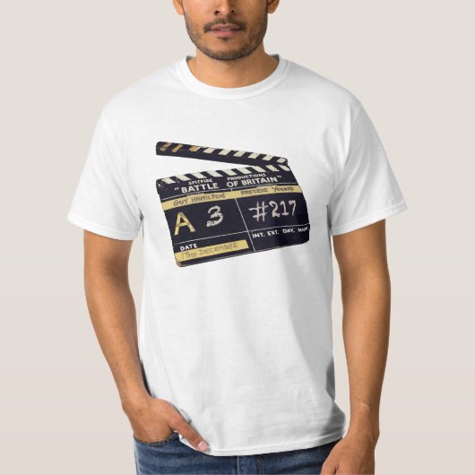 "Battle of Britain" filmklapperboard T-Shirt (Voorkant)