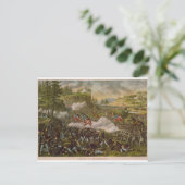 Battle of Chickamauga, gepubliceerd rond 1890 Briefkaart (Staand voorkant)