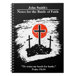 Battle of Faith - Custom Notitieboek Crosses On Hi