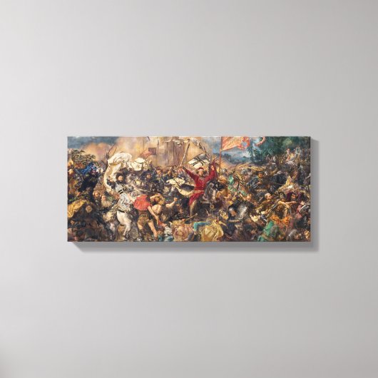 Battle of Grunwald (Medieval Military Scene) (War) Canvas Afdruk (Voorkant)