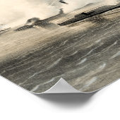 Battle of Hampton Roads - Monitor and Merrimack - Poster (Hoek)