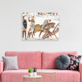 Battle of Hastings- Bayeux Tapestry King Harold Canvas Afdruk (Insitu (Woonkamer))