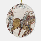 Battle of Hastings- Bayeux Tapestry King Harold Keramisch Ornament (Links)