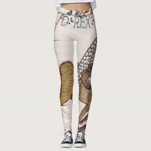 Battle of Hastings- Bayeux Tapestry King Harold Leggings (Voorkant)