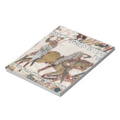Battle of Hastings- Bayeux Tapestry King Harold Notitieblok (Linkerzijde)