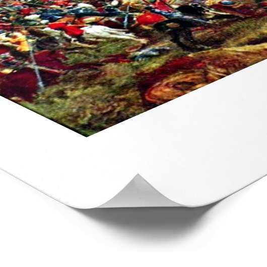 Battle Of Issus By Albrecht Altdorfer Poster (Hoek)