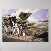 Battle of Long Island, Canvas Art Print (Voorkant)
