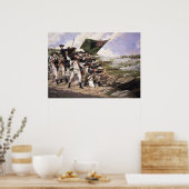 Battle of Long Island, Canvas Art Print (Keuken)