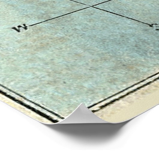 Battle of Mobile Bay Map Poster (Hoek)