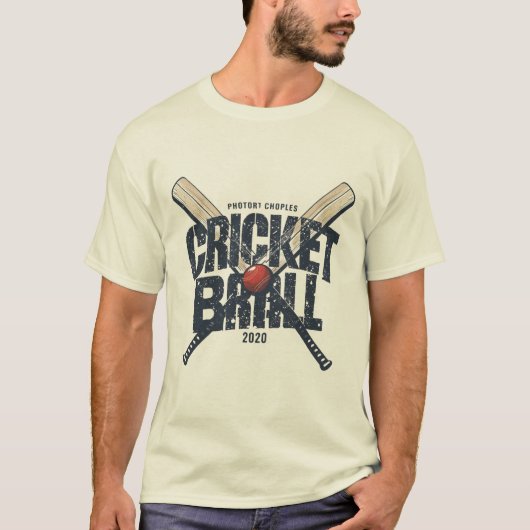 Battle of Overs T20 Cricket T-shirt (Voorkant)