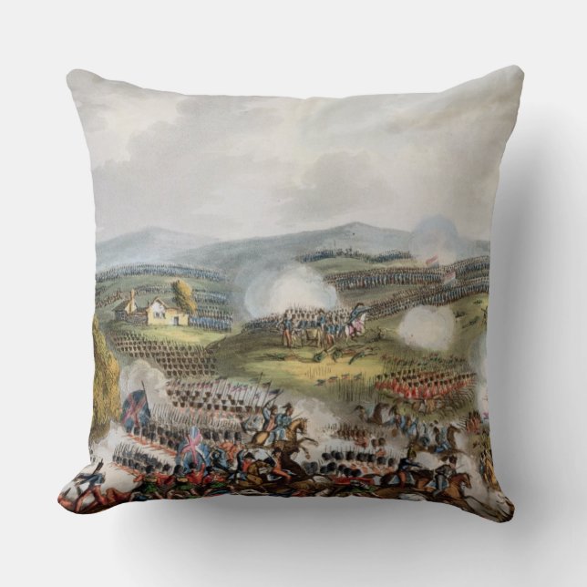 Battle of Quatre Bras, 16 juni 1815, van 'The M Kussen (Voorkant)