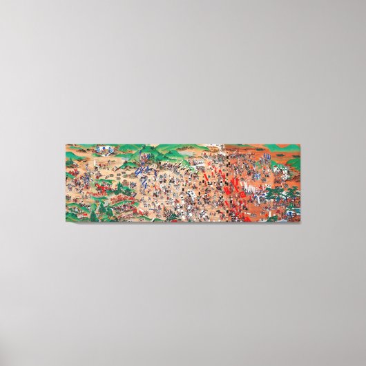 Battle of Sekigahara 関ヶ原の戦 Canvas Afdruk (Voorkant)