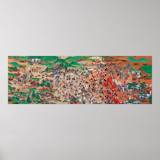 Battle of Sekigahara 関 ヶの 戦 Poster (Voorkant)