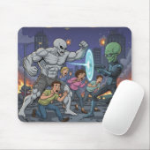 Battle of the Aliens — Earth’s Last Stand Muismat (Met muis)