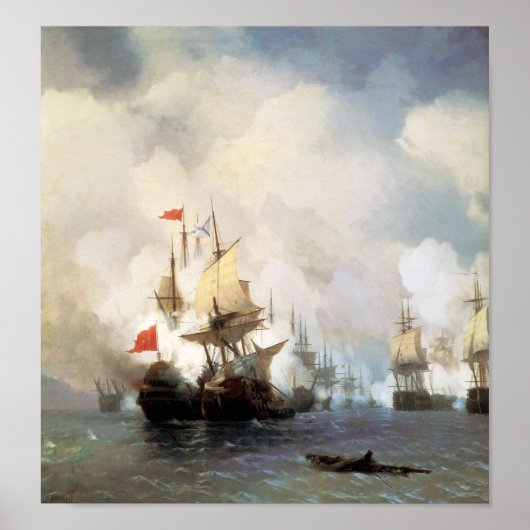 Battle of the Chios Strait Poster (Voorkant)
