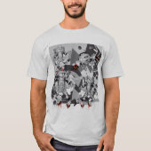 Battle of the Hiphop Robots  T-shirt (Voorkant)