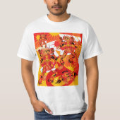 Battle of the Hiphop Robots  T-shirt (Voorkant)