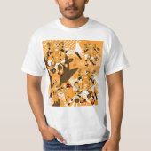 battle of the Hiphop Robots  T-shirt (Voorkant)