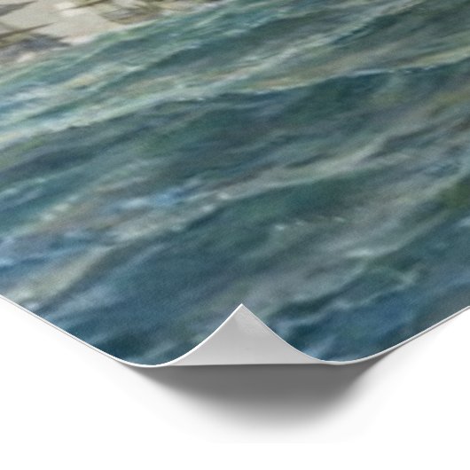 Battle of Virginia Capes Canvas Poster (Hoek)