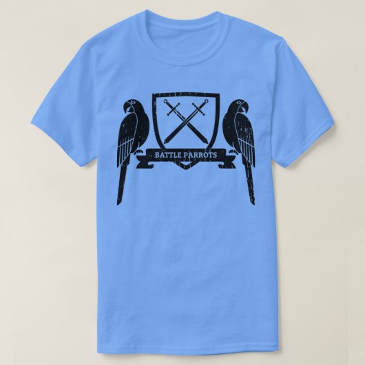 Battle Parrot T-shirt (Design voorkant)