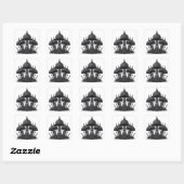 Battle Petten Vierkante Sticker (Vel)