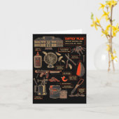 Battle Plan 90 Checklist Christmas  Kaart (Gele Bloem)