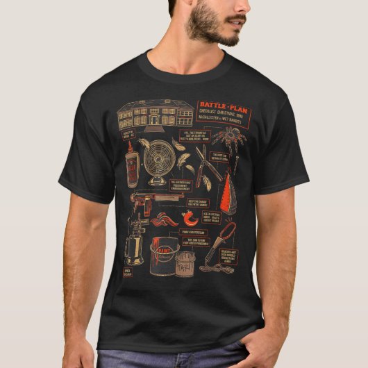 Battle Plan 90 Checklist Christmas T-shirt (Voorkant)