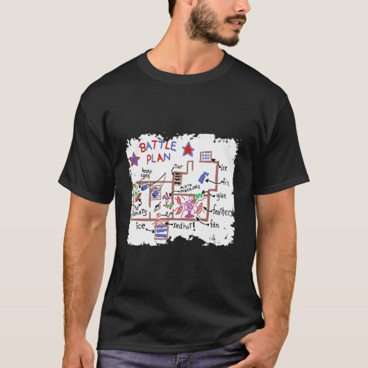 Battle Plan Home Hand Dawn Alleen T-shirt (Voorkant)