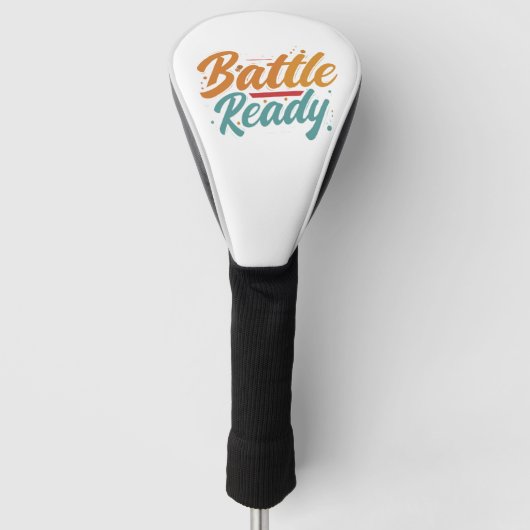 "Battle Ready" Golfheadcover (Voorkant)