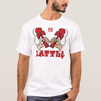 Battle, rood t-shirt