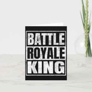 Battle Royale Koning Wanhopige Gamer Cadeau  Kaart