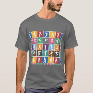 Battle Royale Overwinningsdans Regenbooglattice Gr T-shirt