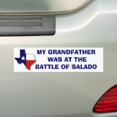 BATTLE SALADO BUMPERSTICKER (Op auto)