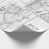 Battle Santa & Co Kleurboek Cadeaupapier (Hoek)