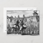 Battle scene briefkaart (Voorkant / Achterkant)