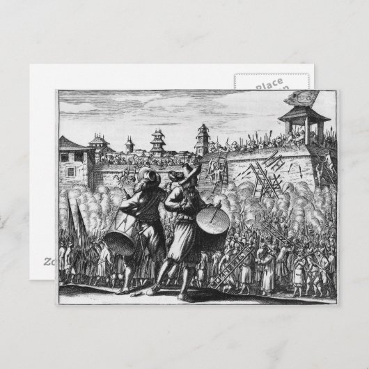 Battle scene briefkaart (Voorkant / Achterkant)
