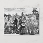 Battle scene briefkaart (Voorkant)